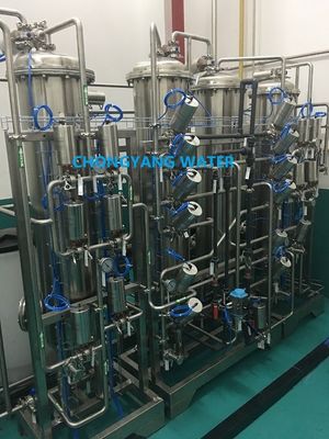 Sistema de água purificada com material de prova e registro de soldagem para a indústria farmacêutica