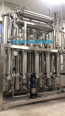 Pharma máquina de água destilada equipamento de destilação de água para água para injeção