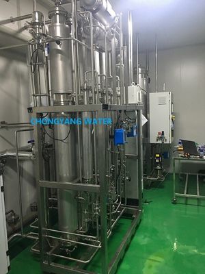 Instalação de destilação farmacêutica de múltiplas colunas destiladora de água multi-efecto para injecção