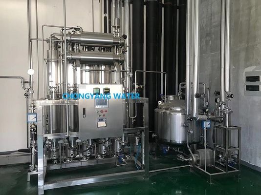 Destilador de água grande automático de seis efeitos para máquinas de água de injeção Indústria farmacêutica