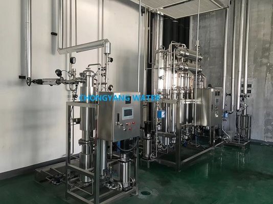 SS316L Planta de Destilação Multicoluna Quatro Efeitos Máquina de Fazer Água Destilada Para Reagente de Diagnóstico In Vitro