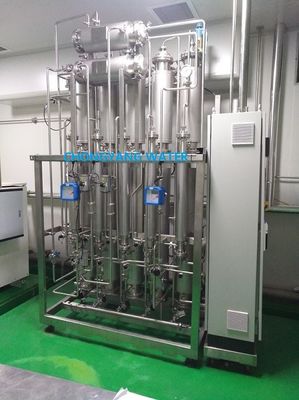 SS316L Planta de Destilação Multicoluna Quatro Efeitos Máquina de Fazer Água Destilada Para Reagente de Diagnóstico In Vitro