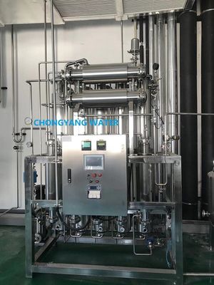 SS316L Planta de Destilação Multicoluna Quatro Efeitos Máquina de Fazer Água Destilada Para Reagente de Diagnóstico In Vitro