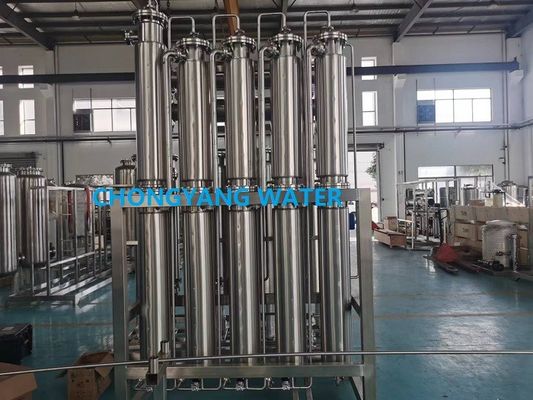 Destilador de água de aço inoxidável para máquina de produção de água destilada por injecção