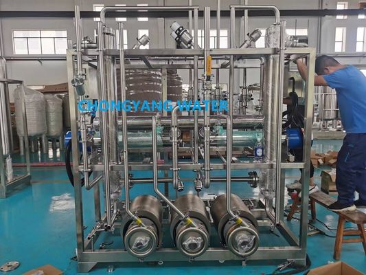 Destilador de água de aço inoxidável para máquina de produção de água destilada por injecção