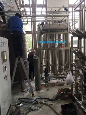 Equipamento farmacêutico para água destilada multiefeito WFI Ro máquina de diálise