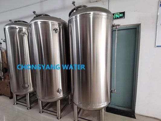 Tanque de Água Purificada 316L Vertical para Alimentos Tanque de Armazenamento de Água Pura