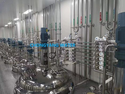 Sistema CIP completo automaticamente Cip na indústria alimentícia Skid com sensor