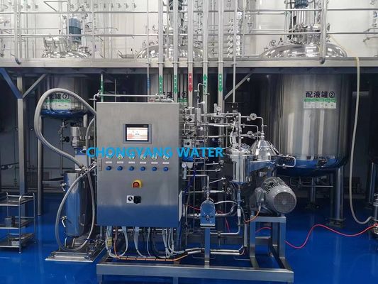 Sistema CIP completo automaticamente Cip na indústria alimentícia Skid com sensor