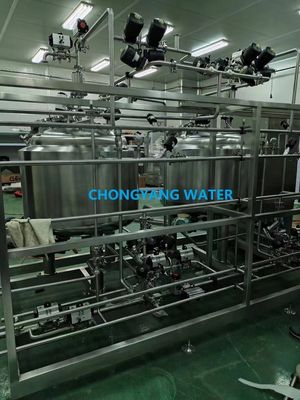 Sistema CIP automático Sistema de limpeza no local para processamento de alimentos SS316 SS304