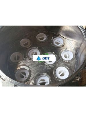 Capela de filtro de aço inoxidável de alta precisão Capela de filtro de cartuchos múltiplos com vedação de lavadora plana de anel O
