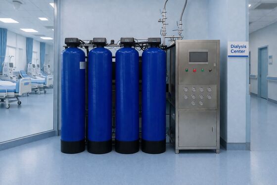 RO EDI Sistemas de purificação de água médica Tecnologia de filtragem de água para 100LPH médico