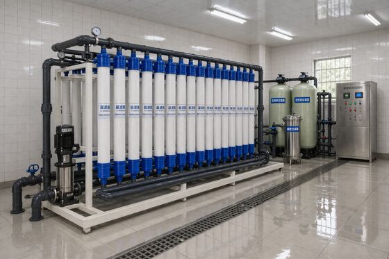 Equipamento de ultrafiltração UPVC Ultrafiltração Tratamento de água no leite