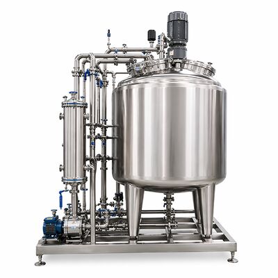 Sistema de preparação de solução de biofármacos 1000L com recipiente SS316L (GMP Standard, controle de ecrã táctil)