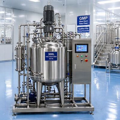 Sistema de preparação de solução de biofármacos 1000L com recipiente SS316L (GMP Standard, controle de ecrã táctil)